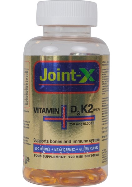 Joınt-X D3K2 120 Softcapsules