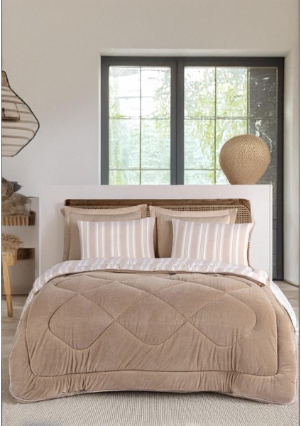 Cloud Comfort Set Wellsoft Yorganlı 3 Parça Çift Kişilik Velvet Dream