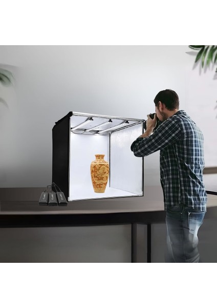 Pro Iı 3 LED Işıklı Ürün Çekim Çadırı 40X40 cm