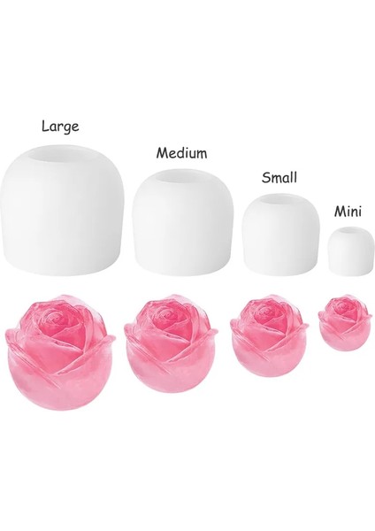 B02 Tarzı Sevgililer Günü Çiçek Mum Kalıpları Yumuşak Silikon Gül Kalıpları Fondan Kek Kalıbı Sabun Jöle Buz Çikolata Dekorasyon Pişirme Aracı (Yurt Dışından) fiyatları