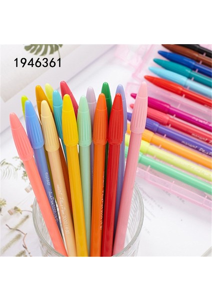Saf Pembe Tarzı Lüks Yüksek Li Ketching Çizim Sanat Marker Kalem Kanca Fiber Ince Astar Kalem Mürekkep Rengi Öğrenci Okul Ofisi Jel Kalem (Yurt Dışından)
