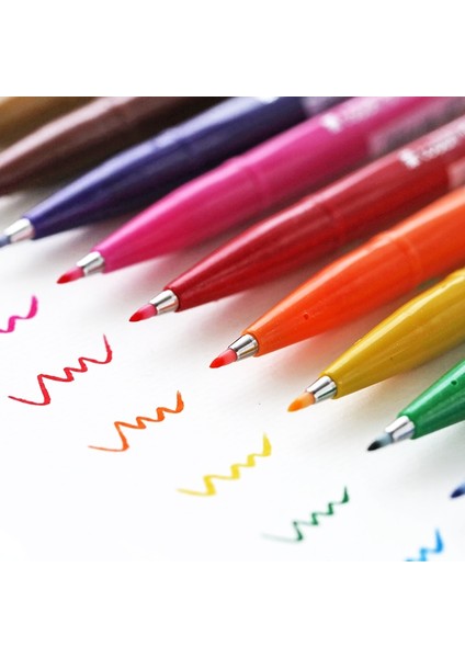 Yeni S2X Stili 1 Adet Japonya Flourecial Kalem Pentel Fırça Kalem Renk Işaretleyici Kalem Boyama Sanat Scrapbooking Malzemeleri Okul Kırtasiye (Yurt Dışından) fırsatları