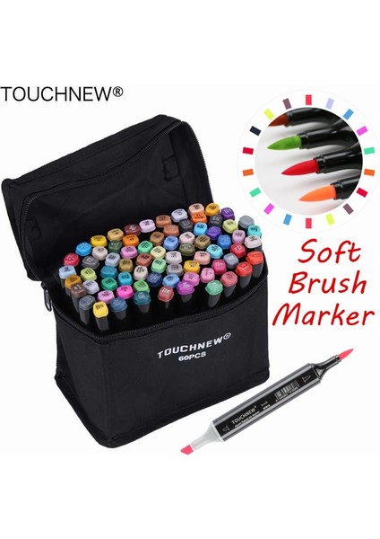 Numara Bg3 Stili Touchnew 1 Renk Işaretleyiciler Manga Çizim Işaretleyiciler Kalem Alkol Bazlı Kroki Keçe Uçlu Yağlı Ikiz Fırça Kalem Sanat Malzemeleri (Yurt Dışından) fiyatları