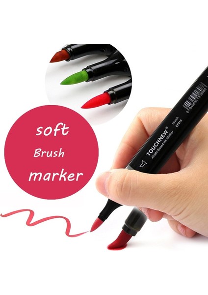 Numara Bg3 Stili Touchnew 1 Renk Işaretleyiciler Manga Çizim Işaretleyiciler Kalem Alkol Bazlı Kroki Keçe Uçlu Yağlı Ikiz Fırça Kalem Sanat Malzemeleri (Yurt Dışından) modelleri