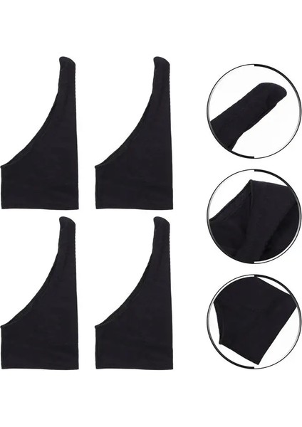 L Beden 4 Adet Siyah Tek Parmak Kirlenme Önleyici Eldiven, Hem Sağ Hem De Sol El Sanatçısı Için Herhangi Bir Gra Çizim Tableti Için Çizim (Yurt Dışından) fiyatları