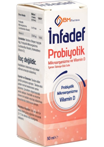 Infadef Probıyotik 30 ml