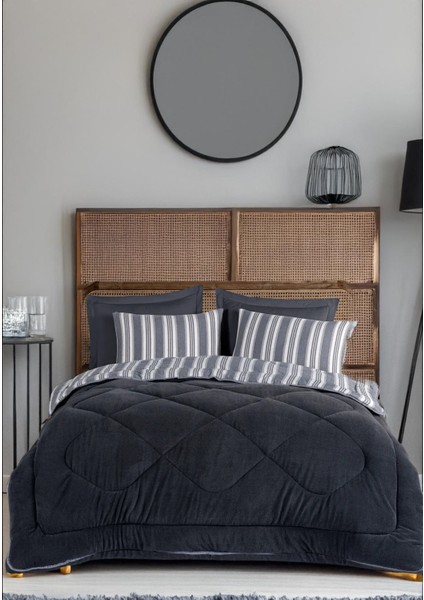 Cloud Comfort Set Wellsoft Yorganlı 3 Parça Çift Kişilik Velvet Dream