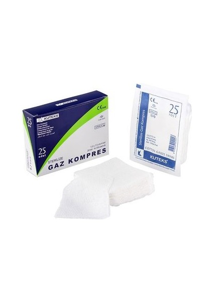 Kuteks Gaz Kompres 7.5*7.5 25'li
