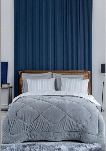 Cloud Comfort Set Wellsoft Yorganlı 3 Parça Çift Kişilik Velvet Dream
