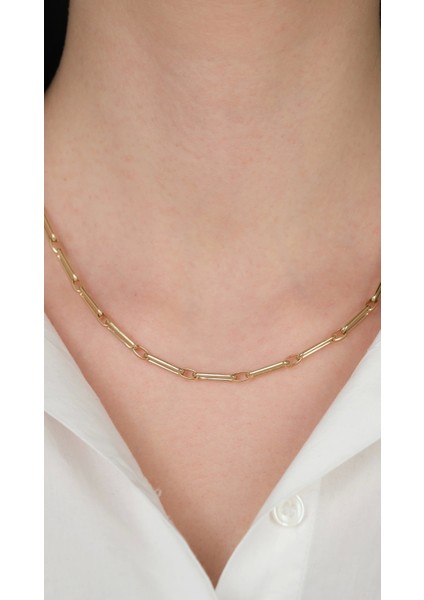 14 Ayar Altın Ataç Kolye