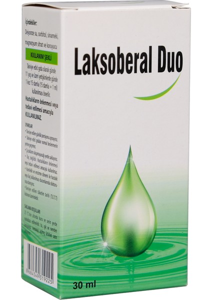 Laksoberol Duo 30 ml Laksatıf Damla
