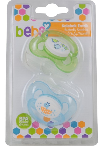 Bebsi Silikon Emzik Seti 2 Li 550-551 Karma