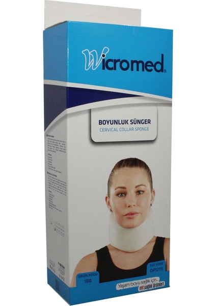 Wicromed Boyunluk Sünger 2 Small