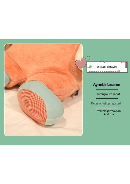 23CM Sıcak Güneş Tavşan Peluş Oyuncak Yatıştırıcı Yatakta Tutmak (Yurt Dışından)