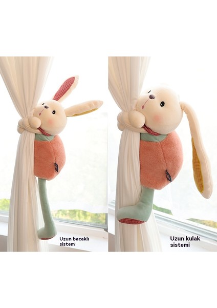 48CM Tavşan Peluş Oyuncak Sevimli Hediye Bebek Bebek Uyku Dekoratif Yastık (Yurt Dışından)