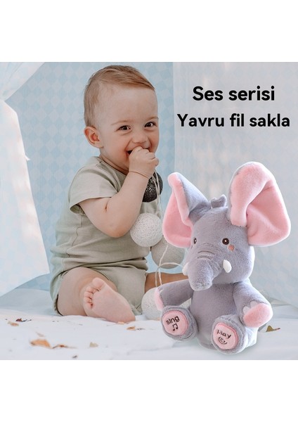 30CM Sevimli Mamut Fil Yaratıcı Utangaç Dumbo Müzik Çocuk Elektrikli Peluş Oyuncak (Yurt Dışından) indirimleri