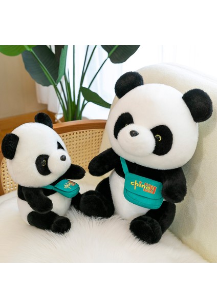 30CM Vizon Kadife Panda Doldurulmuş Oyuncak Sevimli (Yurt Dışından)