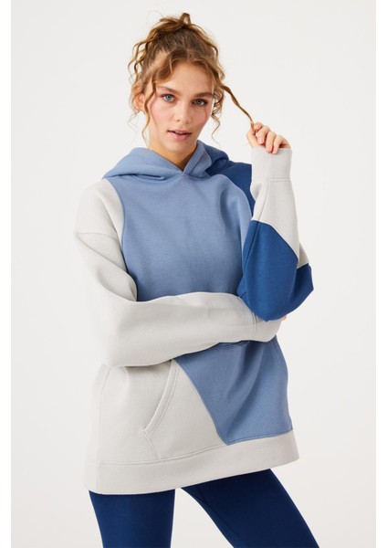 Aura Oversize Sweatshirt Lacivert
