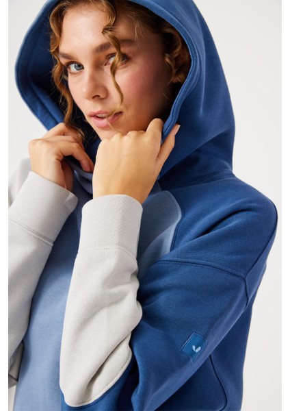 Aura Oversize Sweatshirt Lacivert