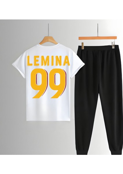 Mario Lemina Futbol Sırt Forma Baskılı Tişört Regular Fit T-Shirt Eşofman Takımı