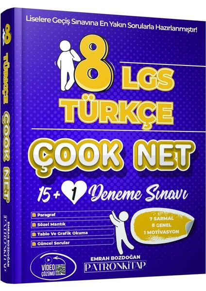 8. Sınıf Lgs Çook Net Türkçe 16'lı Sarmal Deneme Sınavı