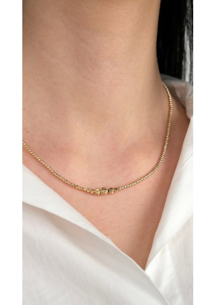 14 Ayar Altın Toplu Dorikalı Kolye fırsatları