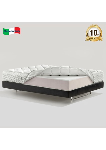 Massaggio Deluxe Ultra Ortopedik Memory Foam Yatak | Isı ve Ağırlık Dengeleyici | Antı Yapısı ile Lüks ve Sağlığın Buluştuğu Nokta | Made In Italy