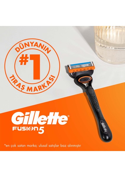 Fusion 5 Tıraş Makinesi + 2 Yedek Tıraş Bıçağı + 200 ml Traş Jeli