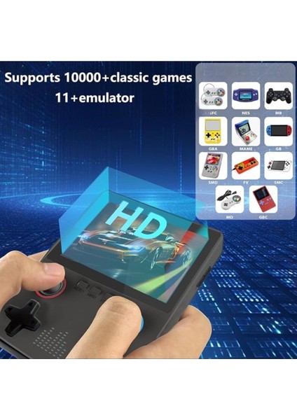 Ensiga X6 Ekran IPS Oyun Konsolu Çift Joystick 11 Simülatörleri Nostaljik Çocuklar Için Video Oyun Konsolu