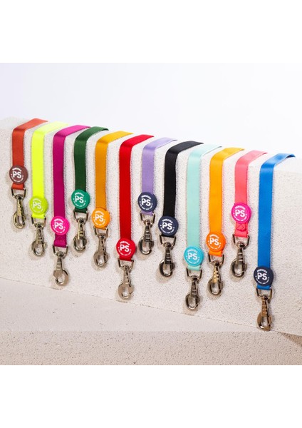 Neon Pembe Leash Kedi Köpek Sevk & Gezdirme Kayışı Köpek Uzatma Tasması