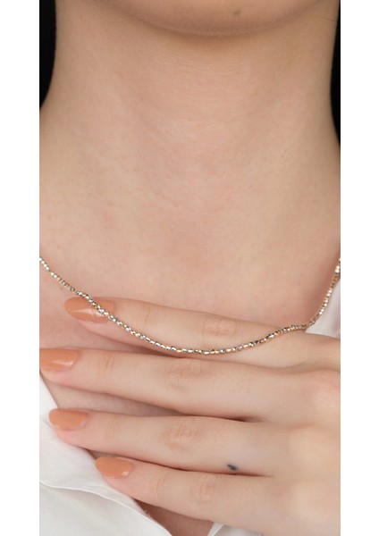 14 Ayar Altın Ince Toplu Kolye fırsatları