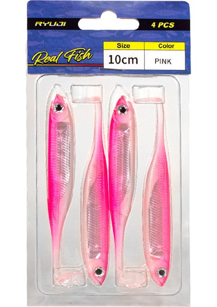 Real Fish 10 cm 4 Adet Silikon Yem fiyatları