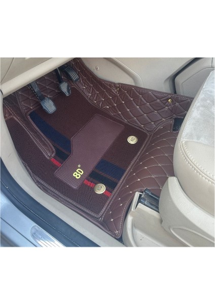 Ford C-Max 2004-2010 Arası Araca Özel 8d Çift Katmanlı Havuzlu Paspas Takımı