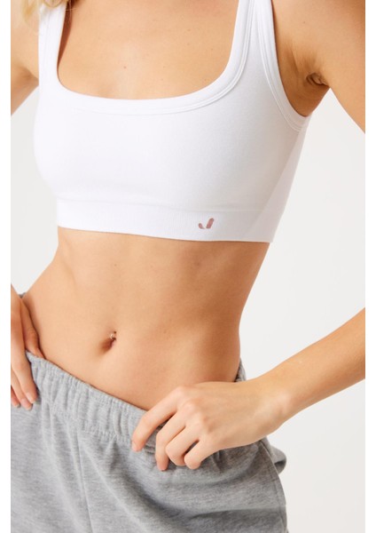 Aura Çift Katlı Modal Bra Beyaz fırsatları