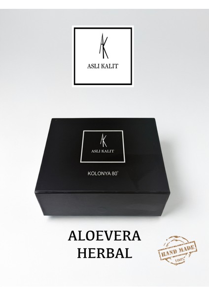 Aslı Kalıt Hediyelik Parfümlü Kolonya 100 ml ( Aloevera Herbal ) Nostaljik Şişe modelleri
