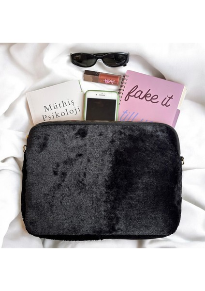 13-13.3-14 Inch Peluş Macbook, Laptop Çantası, Toscase (Askısız) 36X26CM