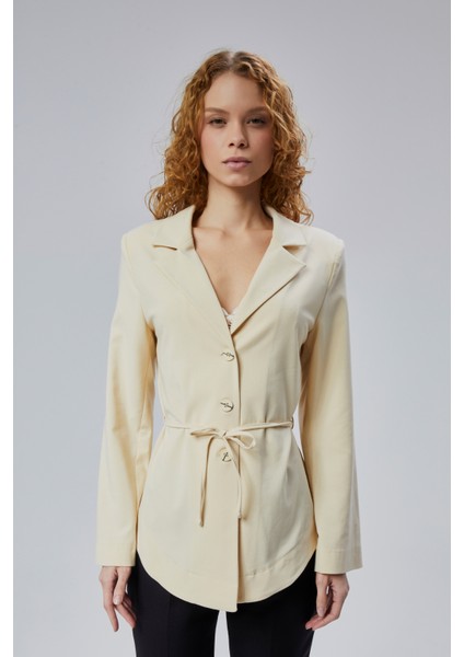 Limited Edition Kruvaze Yaka Vatkalı Gömlek Ceket