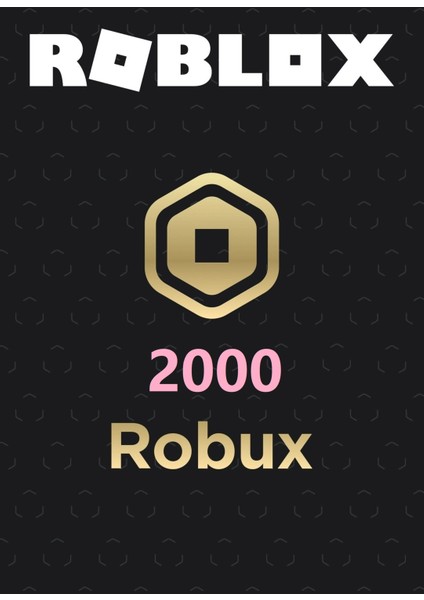 Gift Card Turkey - 2000 Robux