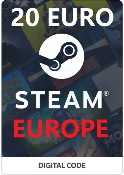 Steam Gift Card Europe - 20 Eur