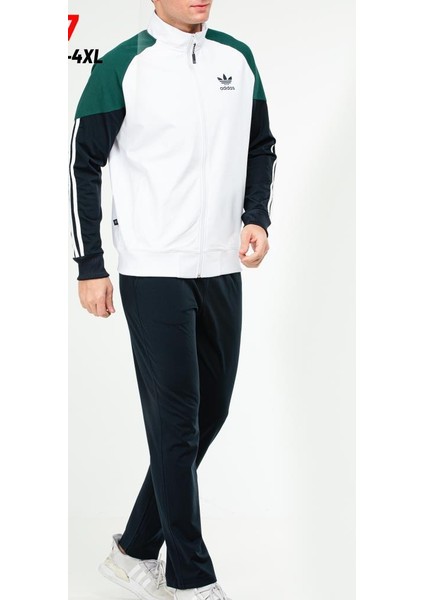 EA-4057 Battal Beden Erkek Polyester Eşofman Takımı