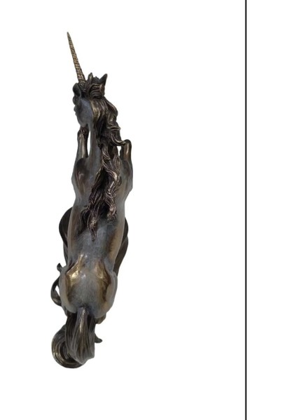 Unicorn Tek Boynuzlu Mitolojik At Hayvan Poliserin Biblo Mitolojik Eşsiz Figür 27 cm 1 Adet
