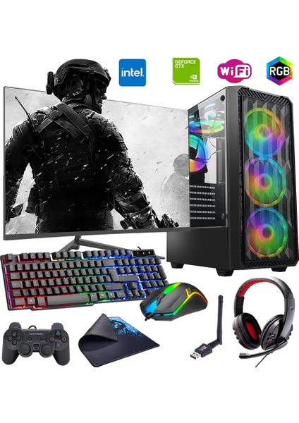 I5 12400F 16GB Ddr4 1tb M2 4gb GTX1650 27" 165Hz Mon. Oyun Bilgisayarı (Gaming Set)