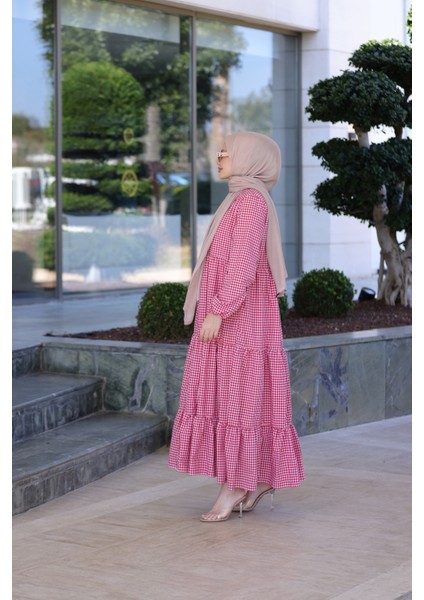 - Maxi Elbise Kırmızı