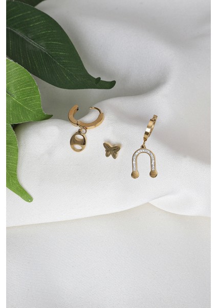 At Nalı Çelik Küpe