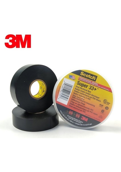 Scotch 33+ Elektrik İzolasyon Bandı 5 Adet 19 mm x 20MT