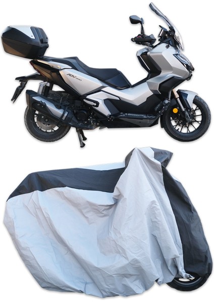 Universal Küçük Boy Motosiklet Brandası Gri