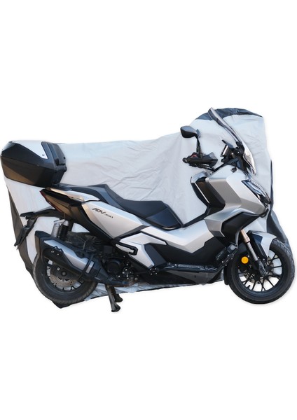 Universal Küçük Boy Motosiklet Brandası Gri