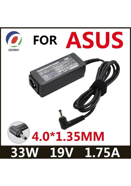 Asus Uyumlu 19V 1.75A 4.0*1.35 Uç Çapı Ultrabook Adaptör
