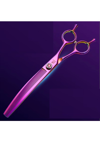 Evcil Hayvan Makası Metal Tarak Hediye, 7.25 Inç Kavisli V Şeklinde Evcil Hayvan Bakım Makası Yüksek Kaliteli Evcil Hayvan7.25 V Şeklinde Mor7.25 V Fenıce CW02-72566 fırsatları