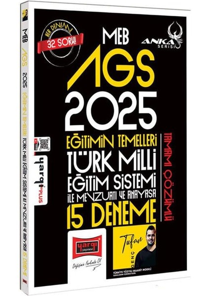 Yargı 2025 Meb Ags Anka Serisi Eğitimin Temelleri Türk Milli Eğitim Sistemi Ile Mevzuatı ve Anayasa 15 Deneme